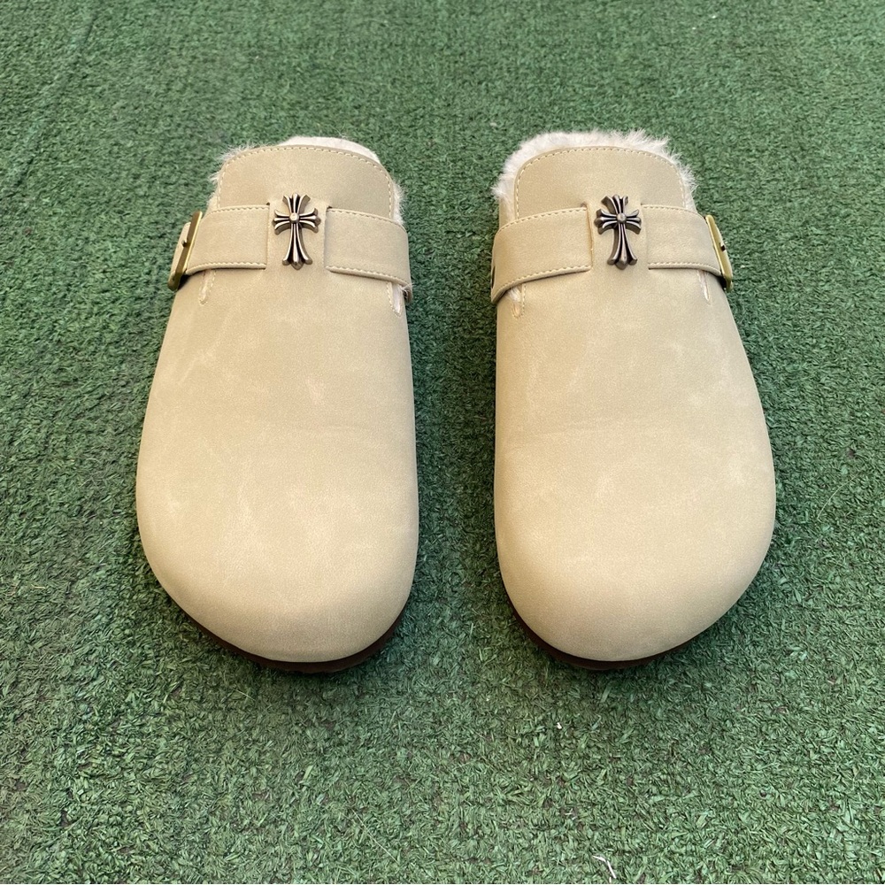 Cream Clogs